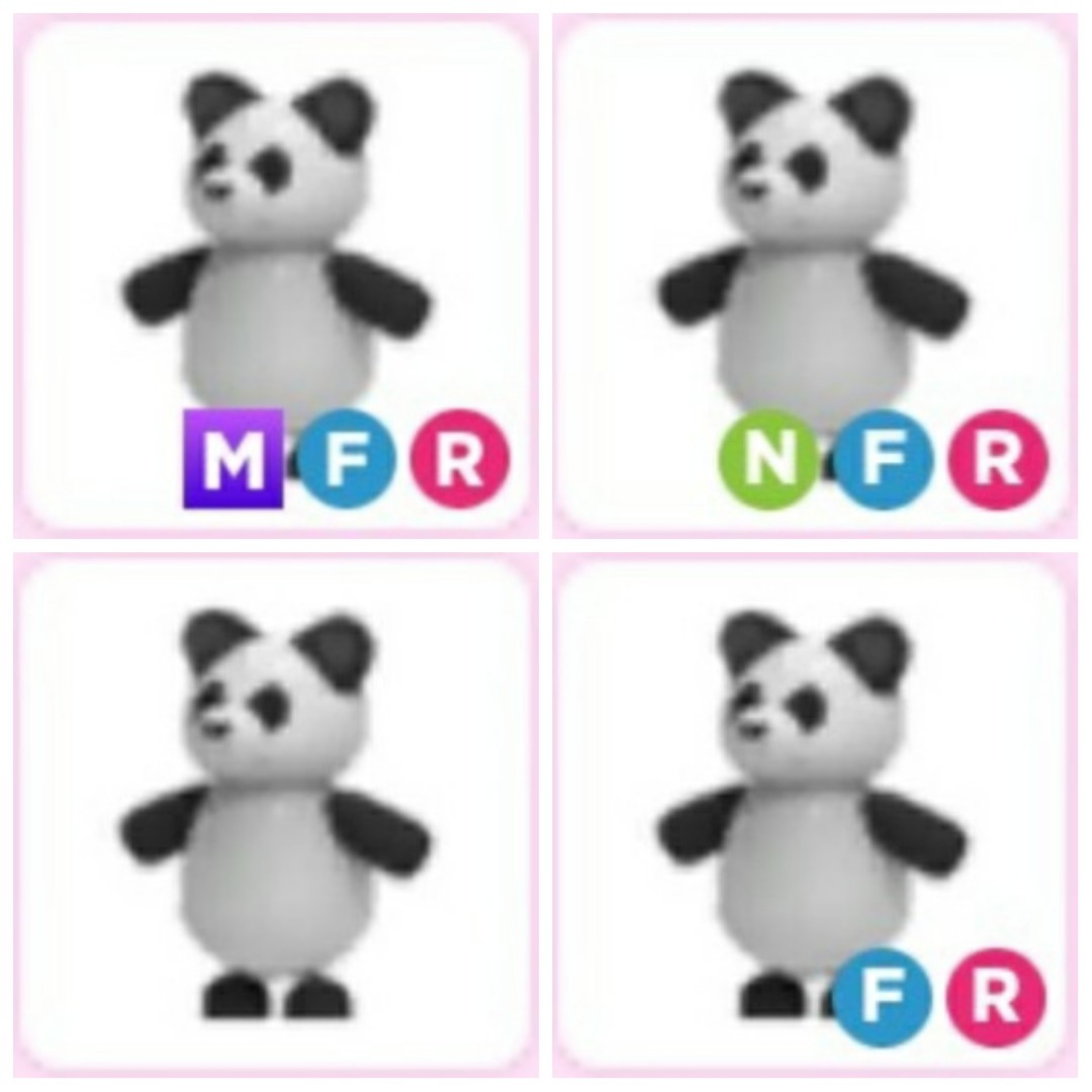 Panda Normal Nfr Adopt me pet Roblox, Video Gaming, Gaming