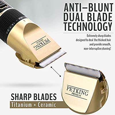 PetKing Premium Dog Grooming Clippers for Pets Cat Hair