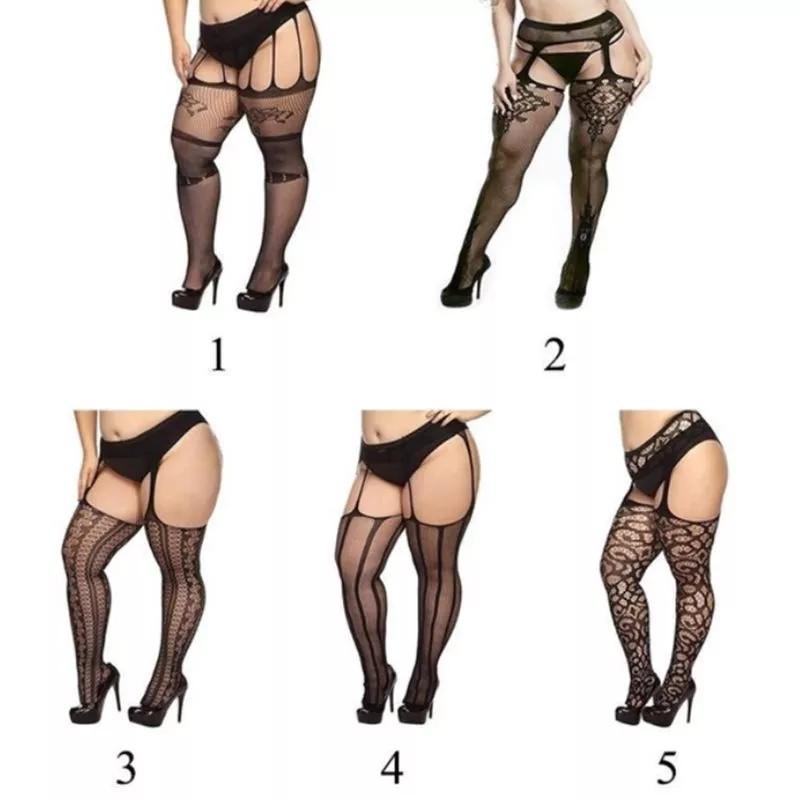 PO]Plus size sexy Styles Fashion Women Suspender Pantyhose Tights Size Stockings, Women's Fashion, New Undergarments & Loungewear on Carousell