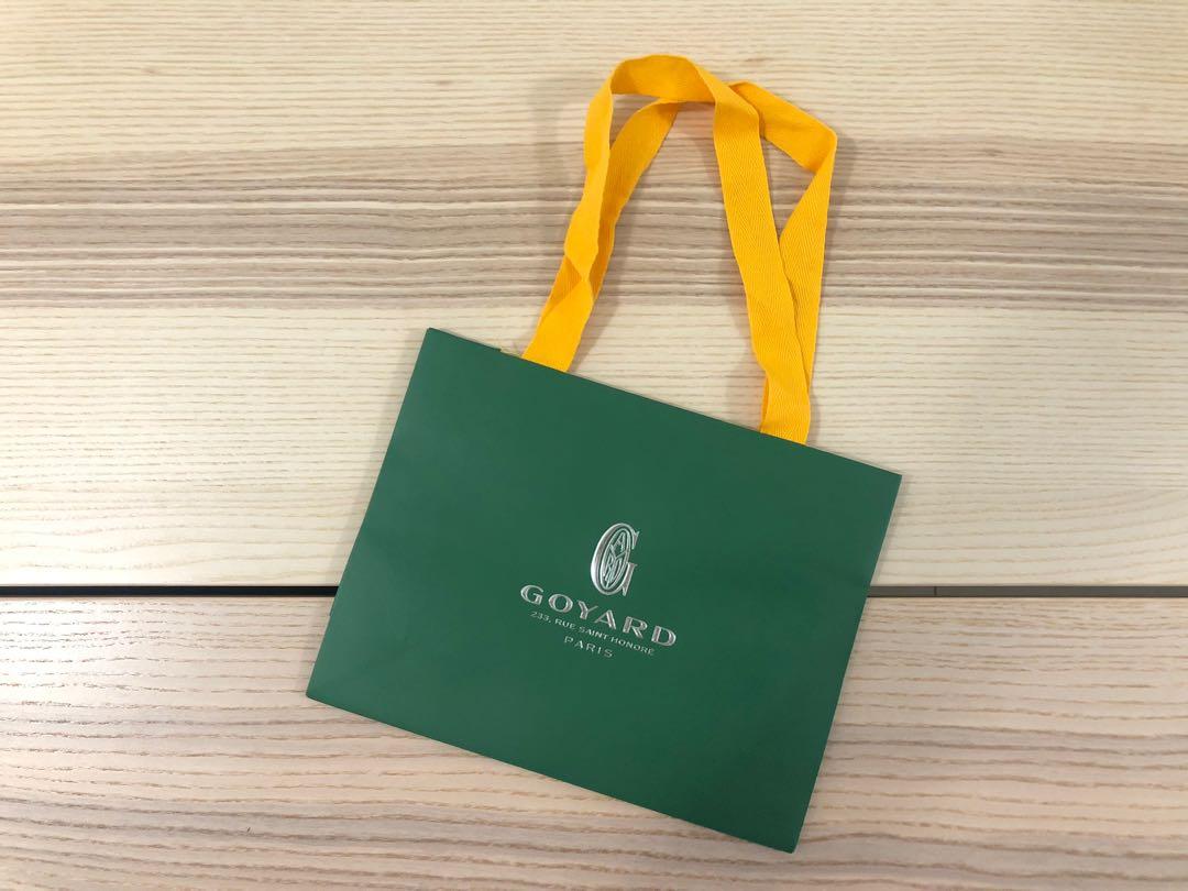 Goyard best sale paper bag
