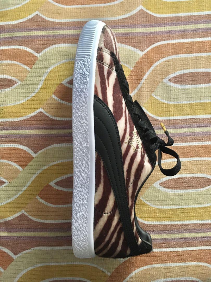 Puma Clyde Zebra Men s Fashion Footwear Sneakers on Carousell