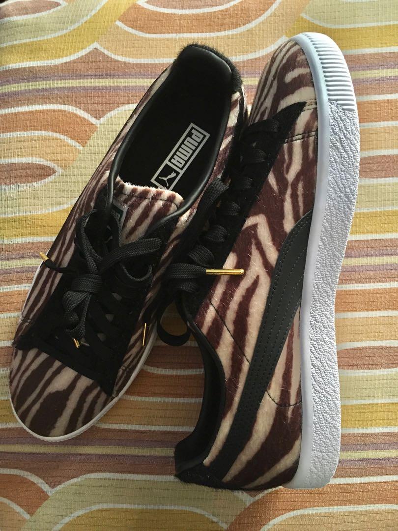 Puma clyde zebra hotsell