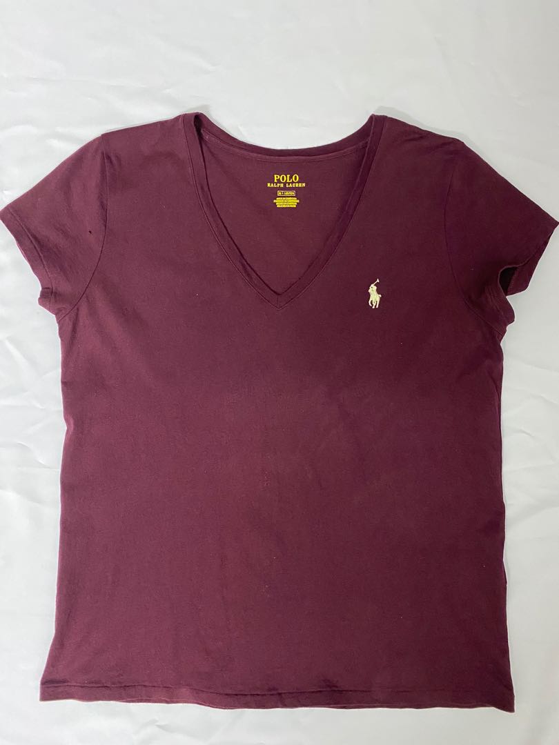 Ralph Lauren V Neck Tee, Women's 