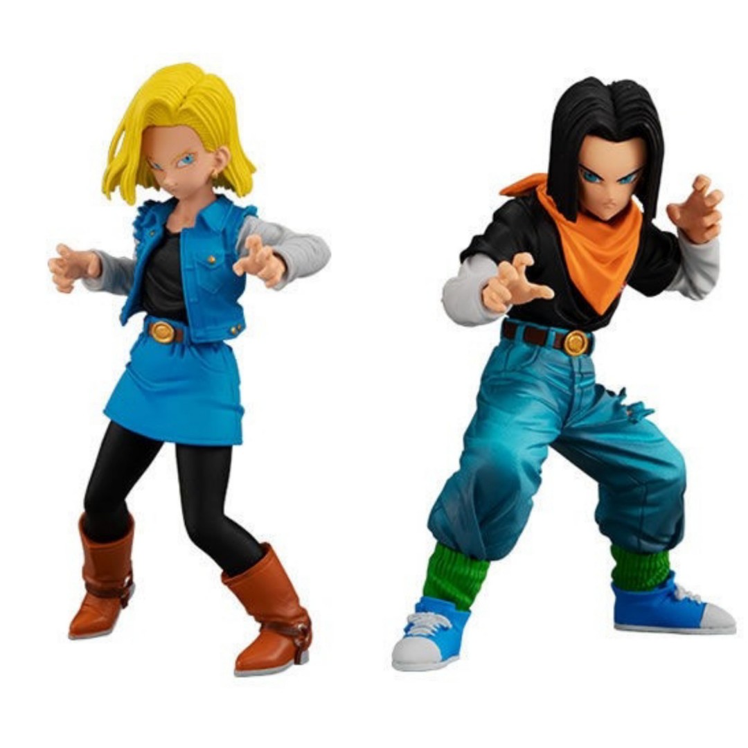 Details about   Japan Bandai Dragon Ball Z Anime Android 16 & 18 Action Figure Gashapon Toy Doll 