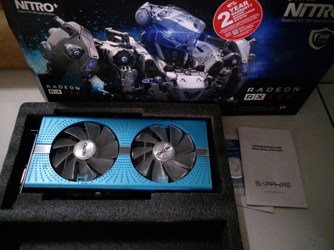 Sapphire nitro+ radeon rx 580 8gb special edition discount