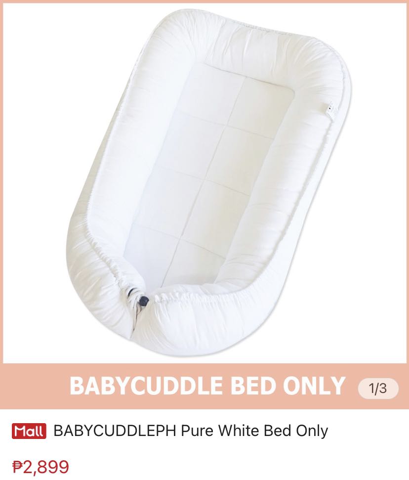 baby cuddle bed