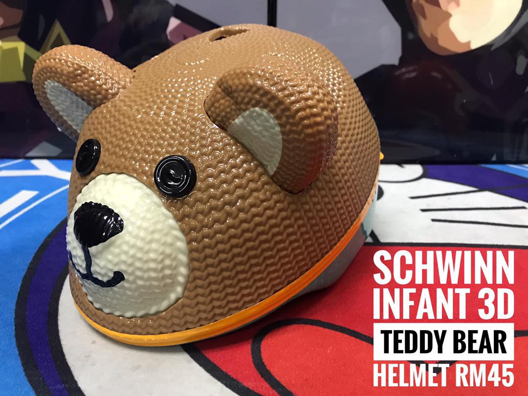 Schwin Infant 3d Teddy Bear Helmet
