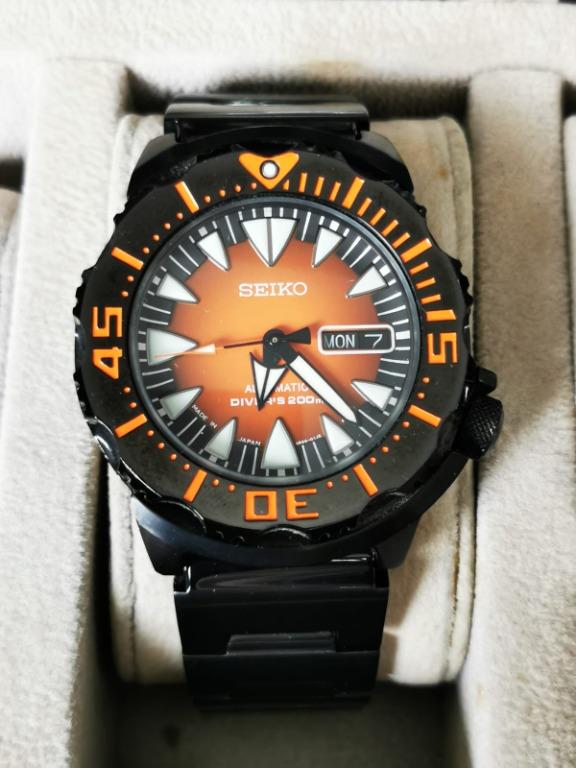 Seiko Monster Fang Gen 2 PVD Orange SRP311K1 Mobile Phones