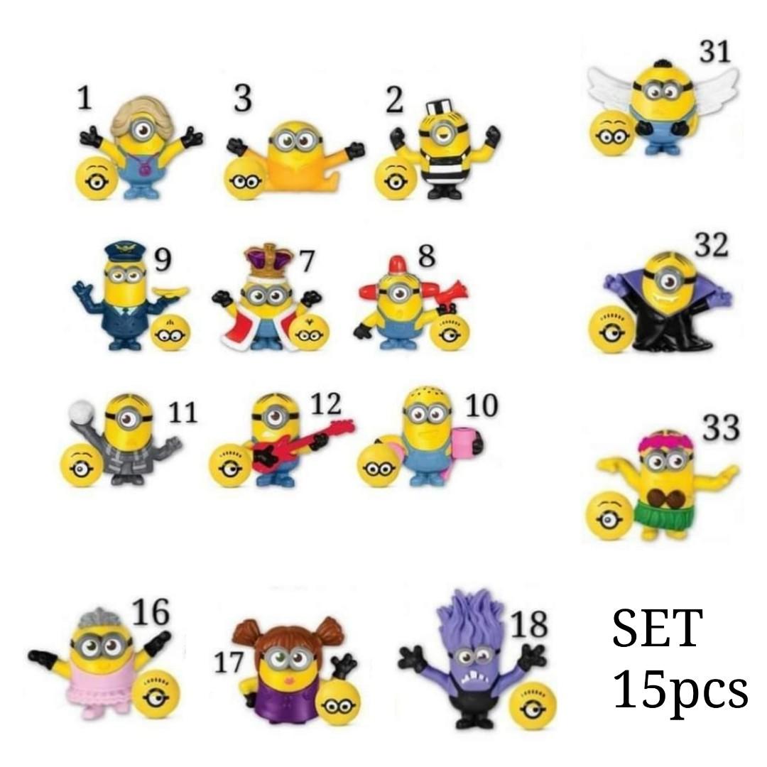Set 15pcs Minions Happy Meal Rise Of Gru Hobbies Toys Toys Games On Carousell Set 15pcs Minions Happy Meal Rise Of Gru Hobbies Toys Toys Games On Carousell