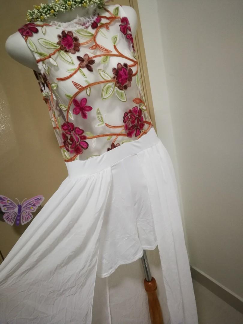 Jumpsuit with long tail on sale