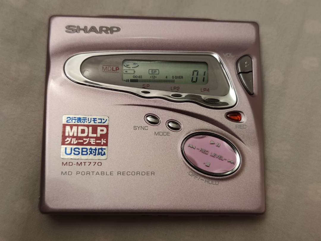 Sharp 聲寶牌Minidisc MDLP md機 MDMT770, 音響器材, 錄音機 Carousell