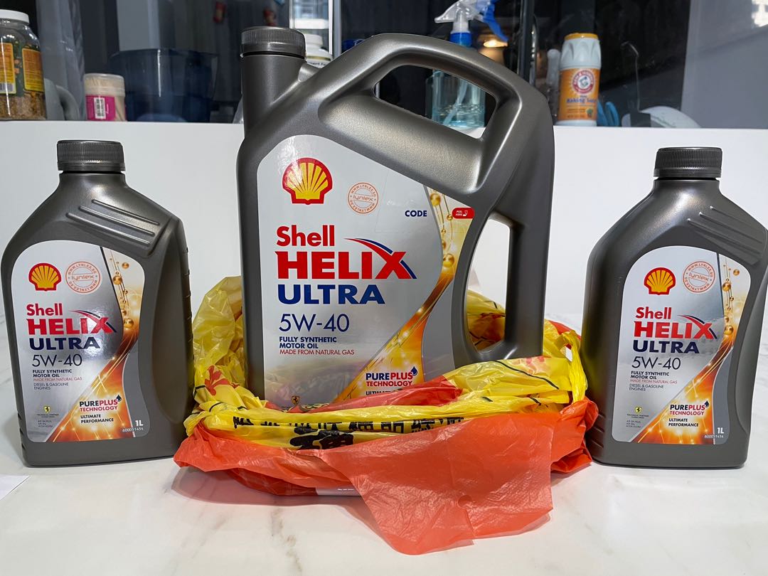 Shell Helix Ultra 5W-40 PurePlus 6Litres, Car Accessories, Car ...