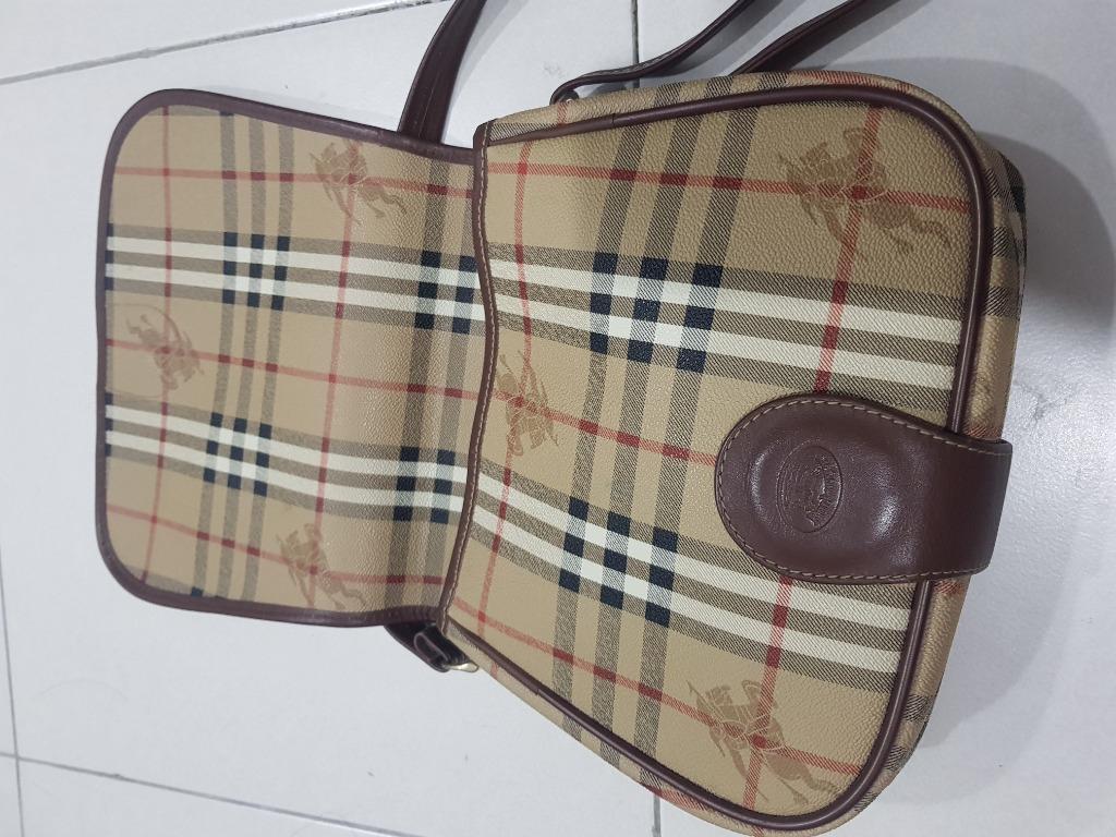 Sling Burberry vintage made in England, Women's Fashion, Bags & Wallets,  Purses & Pouches on Carousell