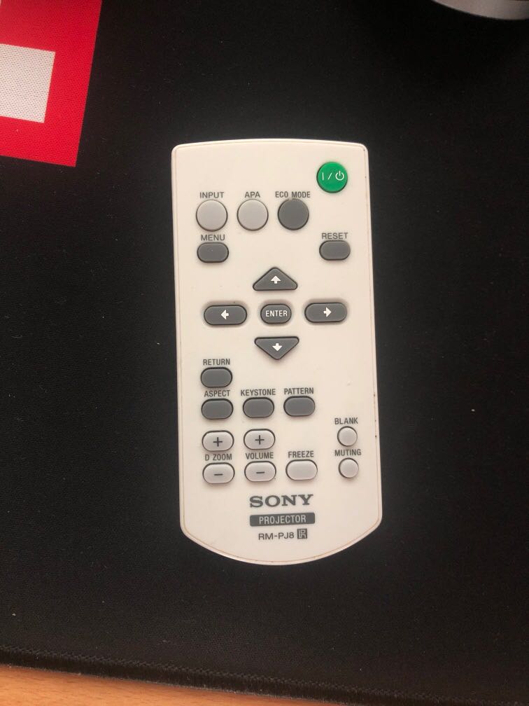 Sony Projector Remote Control RMPJ8, TV & Home Appliances, TV & Entertainment, TV Parts