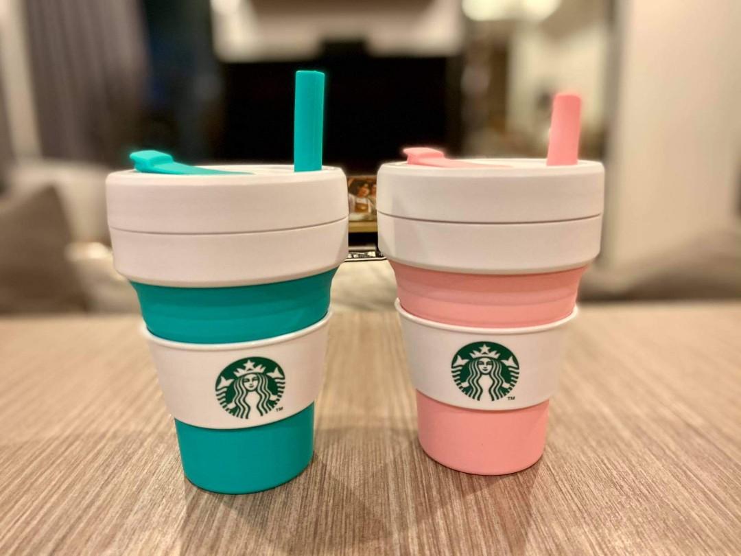 Starbucks Thailand x Stojo (Category: Water Bottles & Tumblers) located in Pasay City. Submitted by meimeichua (Listing ID 1064204906, Image 1). Description: ‼️PLEASE TAKE THE TIME TO READ THE PRODUCT DETAILS.‼️ Capacity: 16oz or Grande Color: Pink or Turquoise Own a Stojo Collapsible Cup! 🚢ETA to Ph: ON-HAND :) 💸Payment via GCASH, MAYA, or CIMB/SeaBank. 🛵Local shipping fee at buyer's expense thru preferred courier such as MrSpeedy/Lalamove/Gr