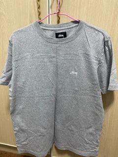 Stussy Grey Crew T-Shirt