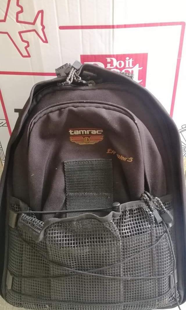 Tamrac Camera Bag Expedition 5 (Category: Camera Bags & Carriers) located in Manila. Submitted by krispy_king (Listing ID 1064091512, Image 2). Description: in good used condition, no flaws. complete compartment. originally bought at P5k. pick up at Paco, Manila.