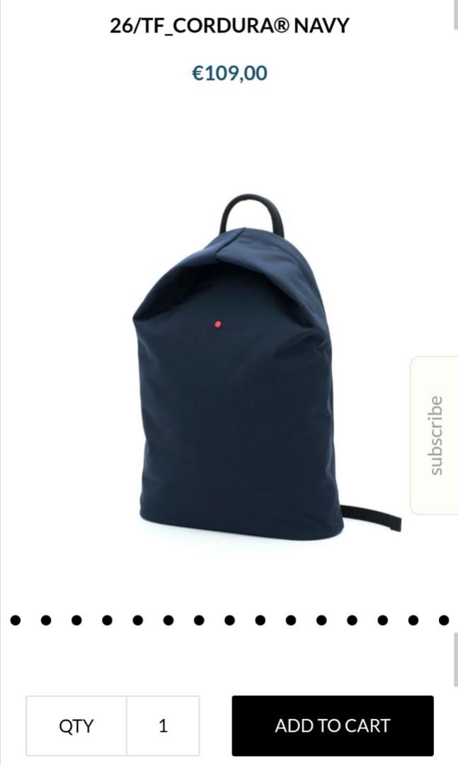 Teddyfish backpack 26 TF Cordura Navy Men s Fashion Bags