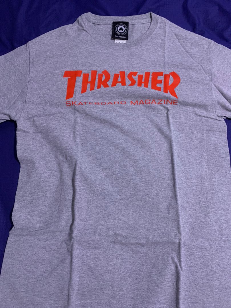 Thrasher Magazine T-Shirt (Red And Grey 