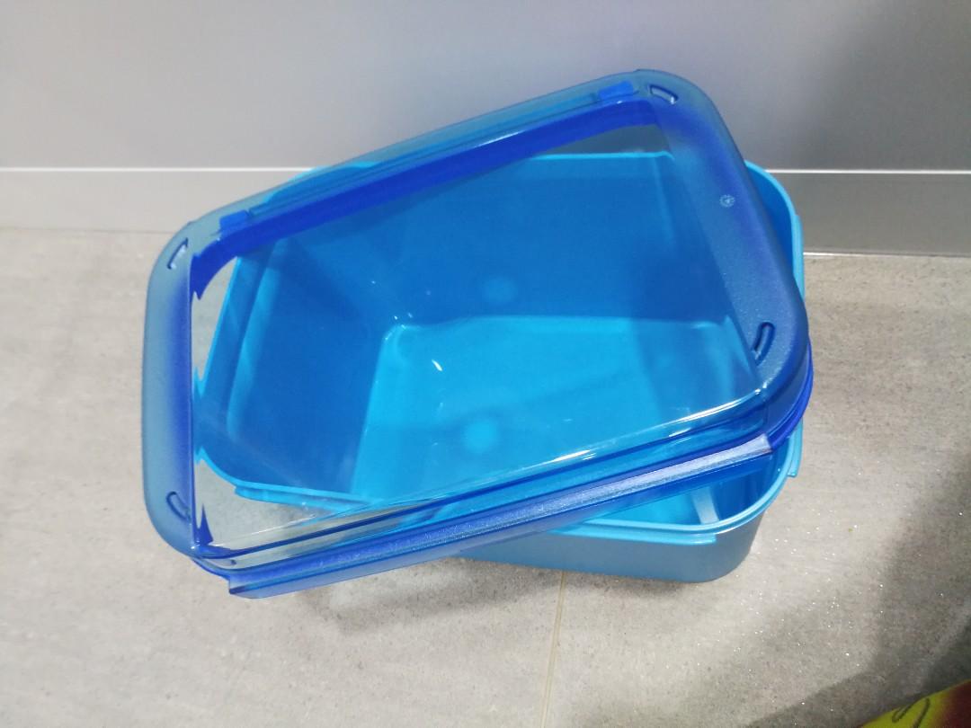 Tupperware container boxes set with transparent cover, Furniture & Home ...