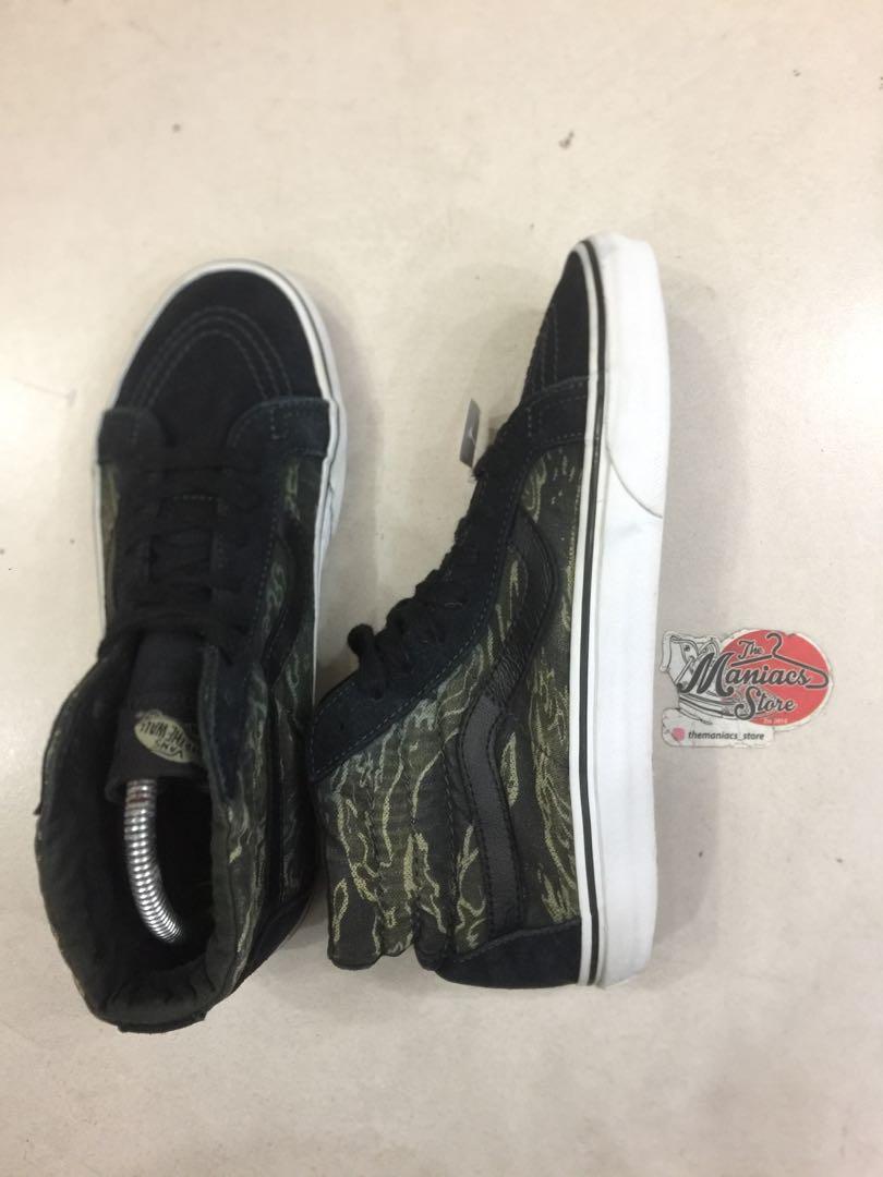 Vans Sk8 hi tiger stripe camouflage 7.5uk Men s Fashion Footwear