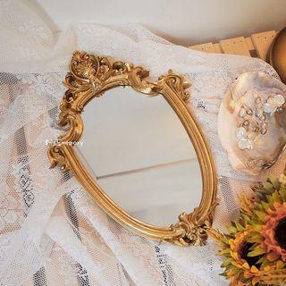 Vintage Large Gold Vanity Wall Mirror