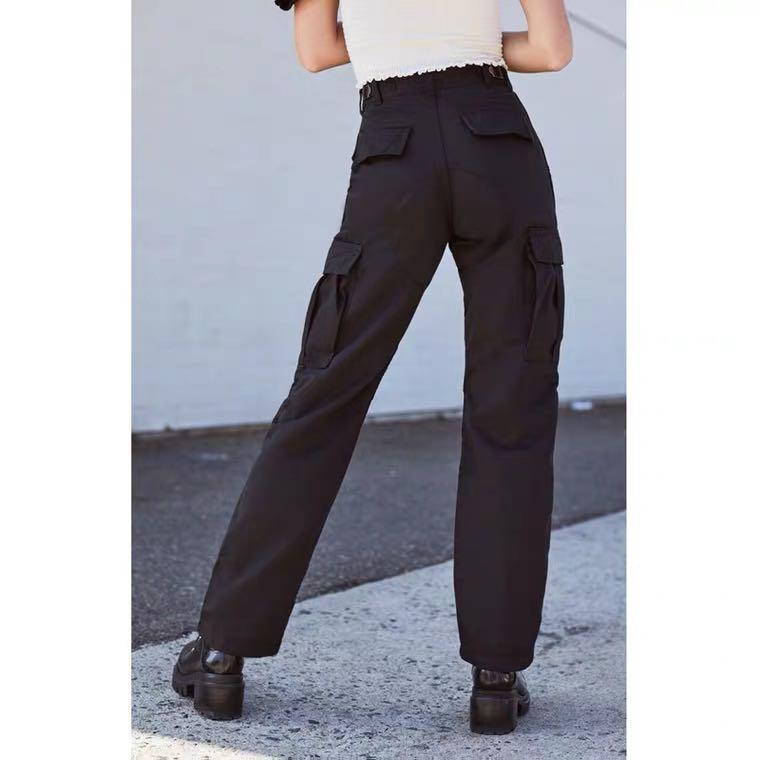 1131 Brandy Melville Piper Cargo Pants Jeans Long Pascun ulzzang
