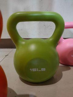 15lbs PVC Kettlebell  - home and gym equipment