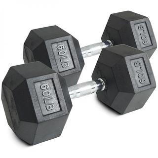 60lbs Hex Dumbbell - home and gym equipment