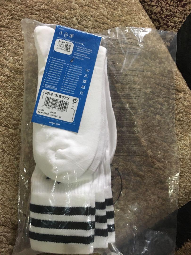 Adidas socks shop size 4346