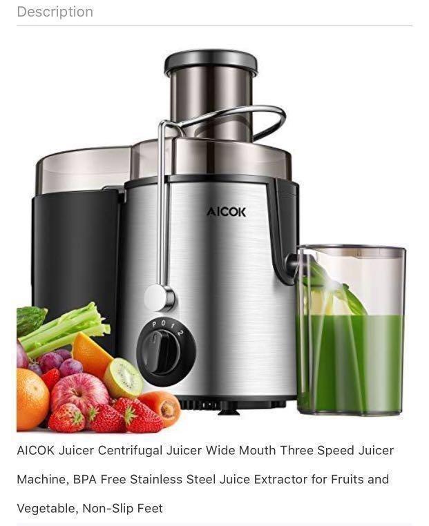 Aicok centrifugal deals juicer