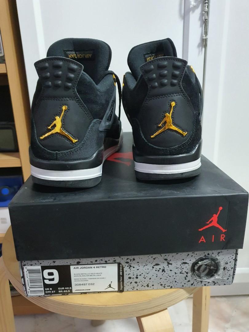 Air Jordan 4 Retro Royalty, Men's Fashion, Footwear, Sneakers on Carousell