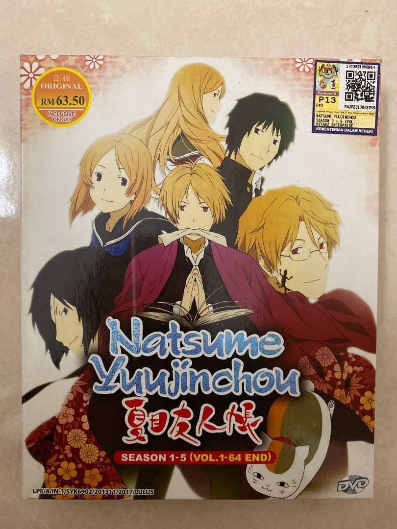 Anime Dvd Natsume Yuujinchou Season 1 5 Music Media Cd S Dvd S Other Media On Carousell
