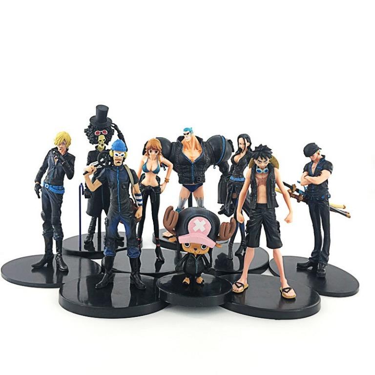 Anime One Piece Monkey D Luffy Sanji Zoro Franky Nami Nico Robin Usopp Chopper Statue Figure Set Hobbies Toys Toys Games On Carousell