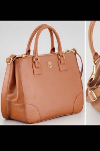 Robinson saffiano leather tote tory burch sale