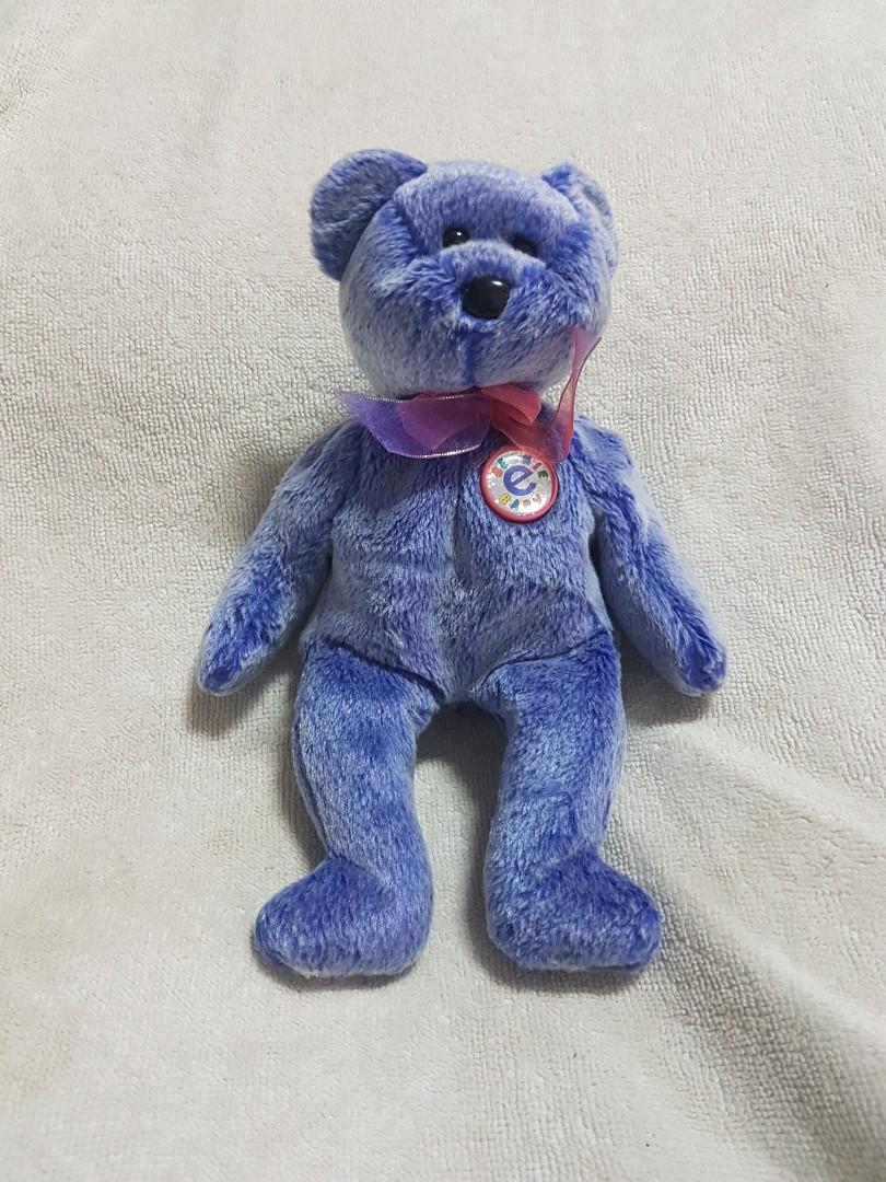 Authentic Vintage Rare TY Beanie Babies Collection Periwinkle
