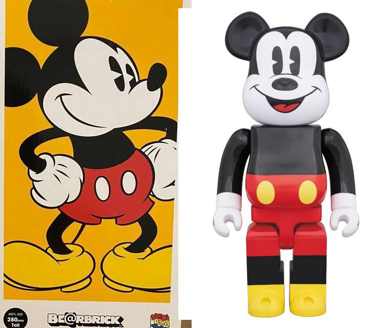 bearbrick mickey mouse 400% medicom disney be@rbrick 米奇老鼠 