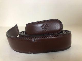Beverly Hills Polo Club Brown Leather Belt (Without Buckle)