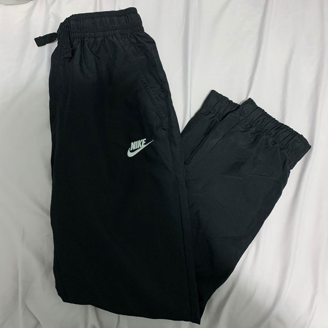 black nike windbreaker pants Women s Fashion Clothes on Carousell