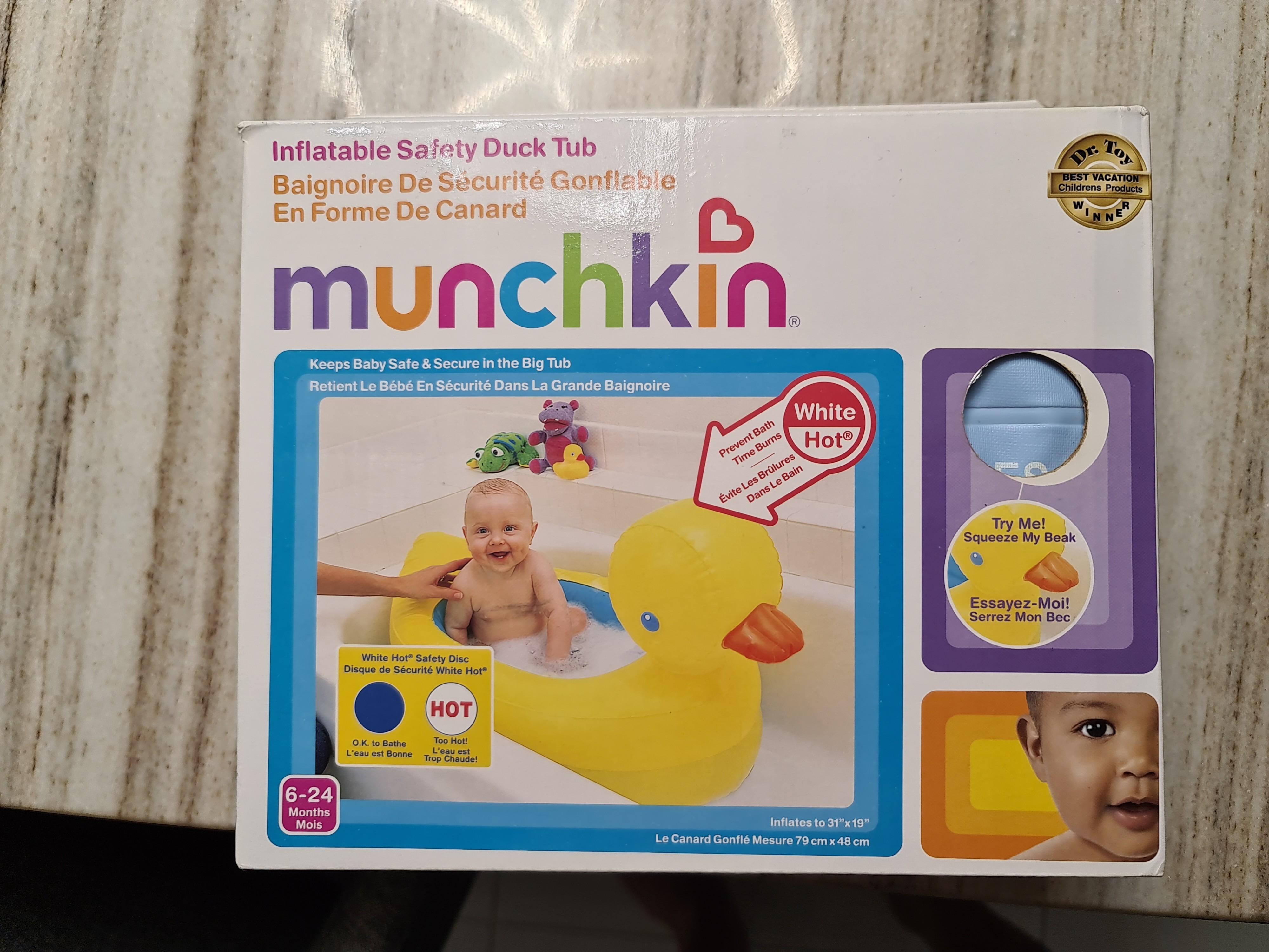 Brand New In Box Munchkin Safety Duck Tub Babies Kids Infant Playtime On Carousell