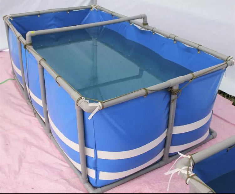 Canvas tank with frame