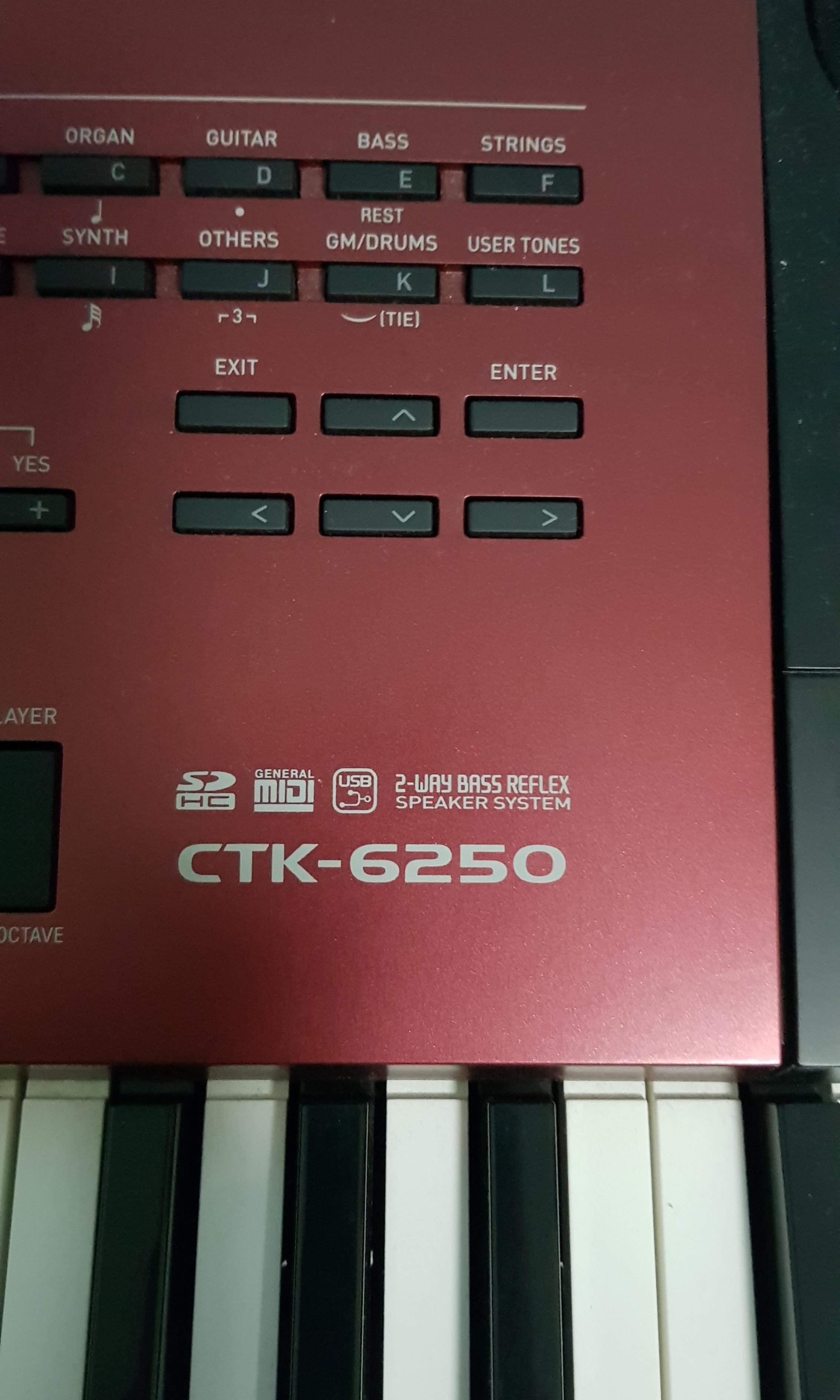 Casio Keyboard CTK 6250