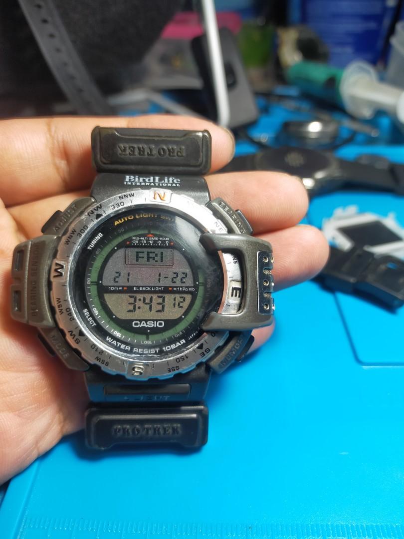 貴重CASIO プロトレックPRT-40FGJ-8 Fishing gear - 腕時計(デジタル)