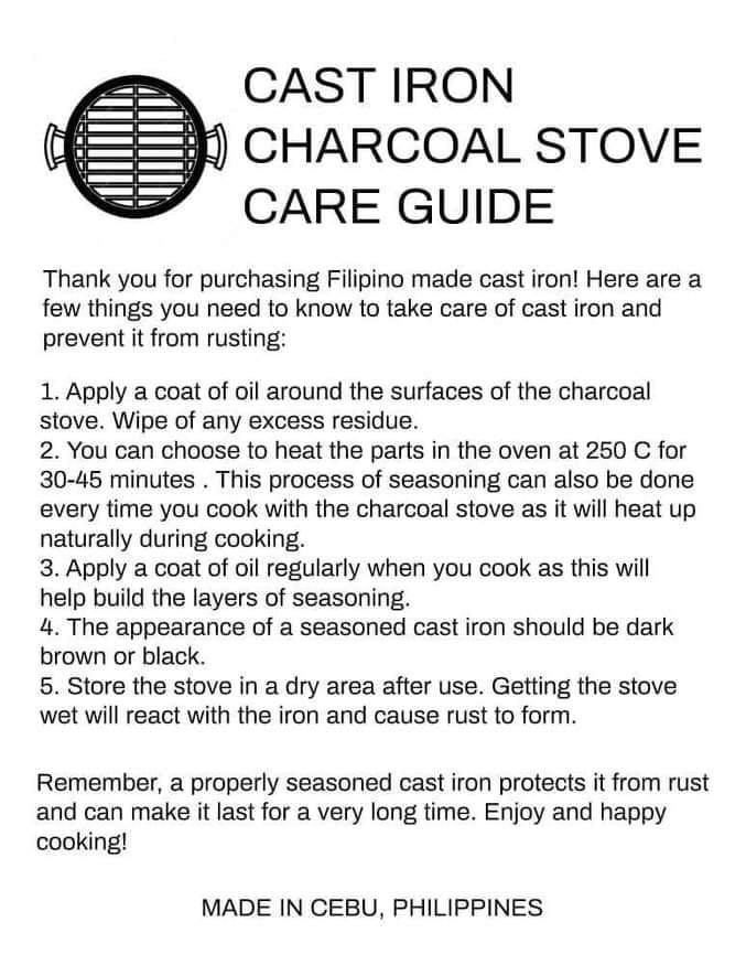 CAST IRON CHARCOAL GRILL (2 IN STOCK!), Furniture & Home Living