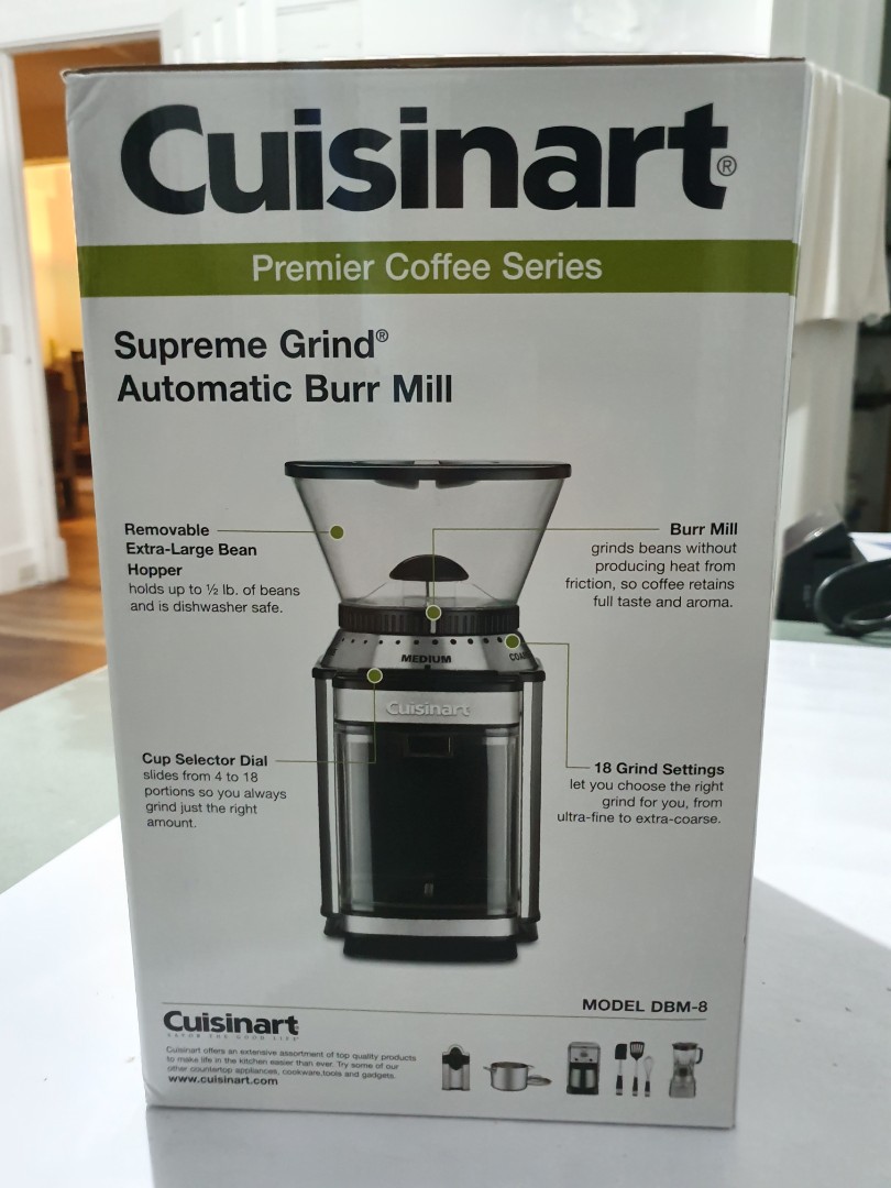 Cuisinart coffee grinder 110 volts, TV 