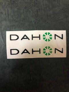 Custom dahon sticker
