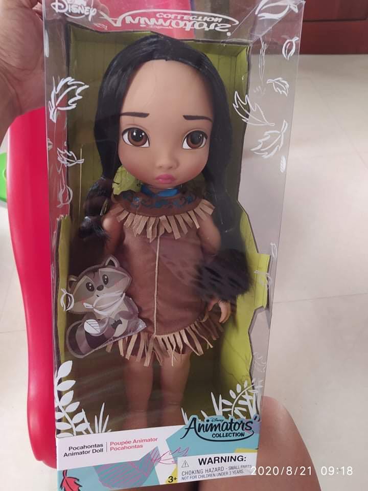 FREE SHIPPING!! Disney Animator Doll - Pocahontas, Hobbies & Toys, Toys &  Games on Carousell