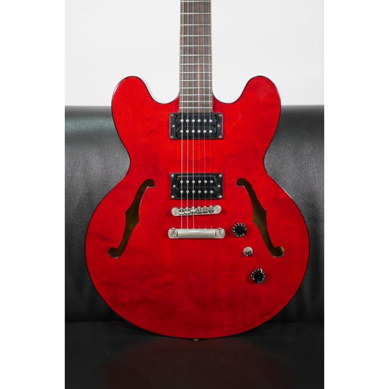 Epiphone Dot Studio Cherry Red Limited Edition Custom Shop Electric Guitar,  Hobbies & Toys, Music & Media, Musical Instruments on Carousell