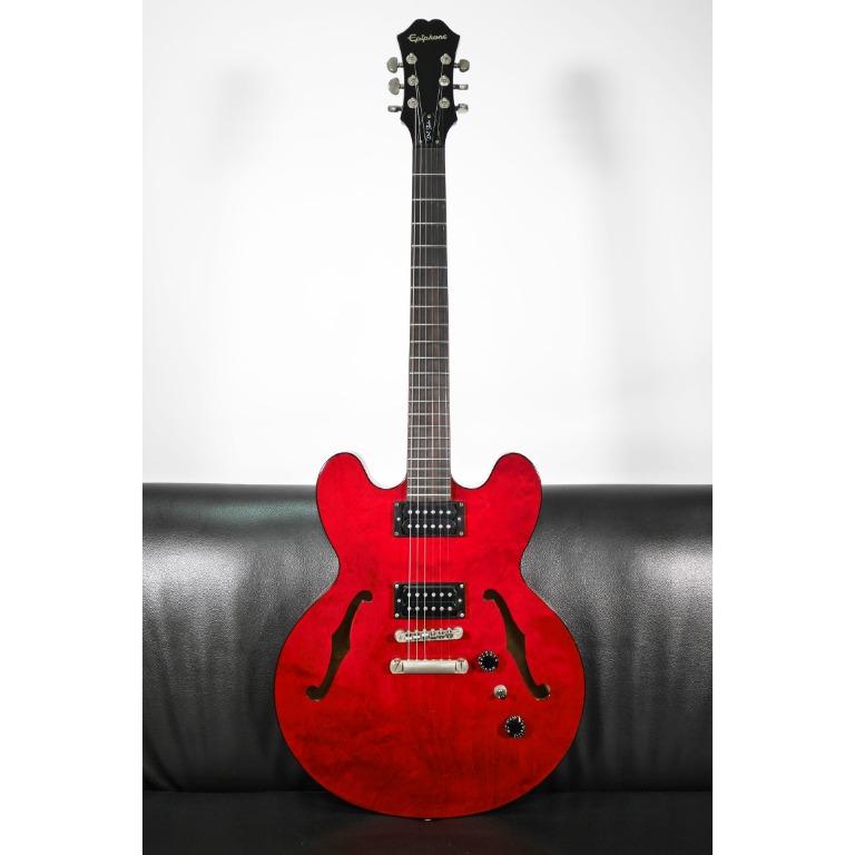 Epiphone Dot Studio Cherry Red Limited Edition Custom Shop Electric Guitar,  Hobbies & Toys, Music & Media, Musical Instruments on Carousell