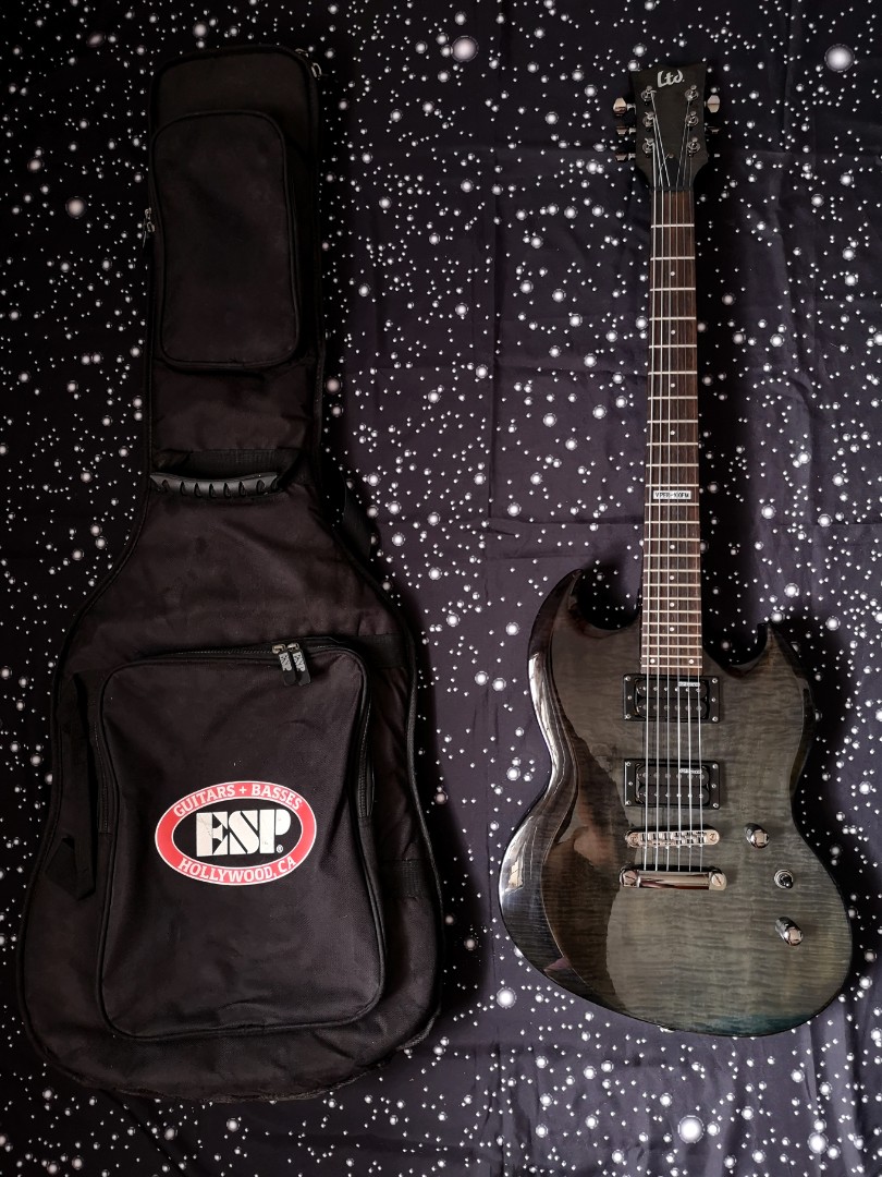 ESP LTD Viper100FM with Orignal ESP Semipadded Gigbag, Hobbies & Toys